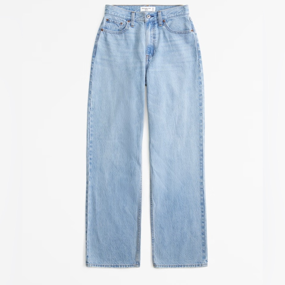 Abercrombie and Fitch Loose High Rise Jean Size 28/6 Short - Picture 1 of 8